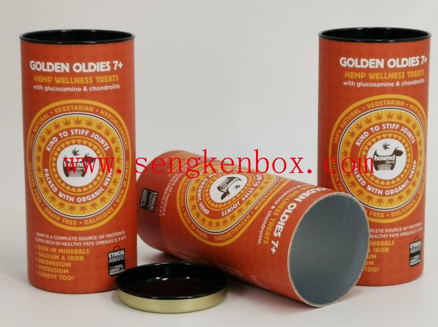Veterinary Medicine Packaging Round Canister