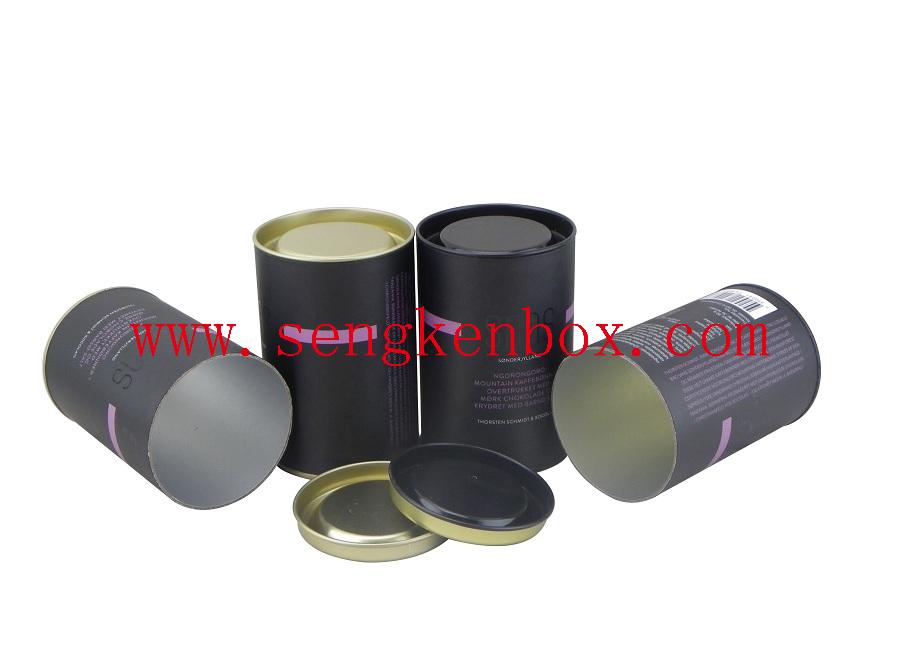 Paper Cans with Tin Lid