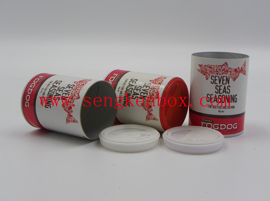 Seasonings Packaging Shaker Paper Tube