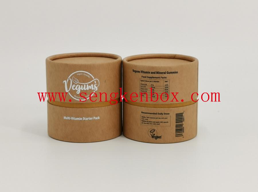 Vitamin Packaging Paper Tube