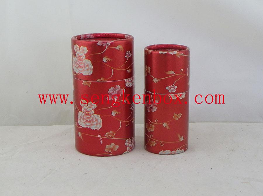 Round Paper Container Tea Packaging Tube