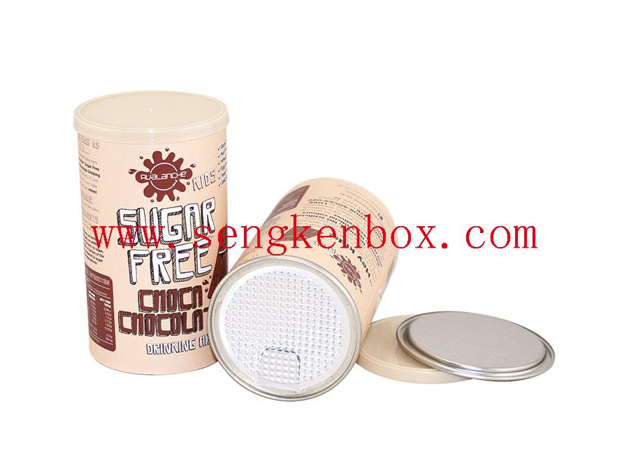 Sugar Free Drinking Chocolate Paper Canister