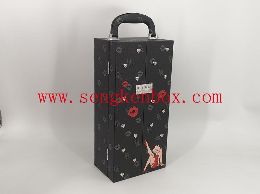 High Quality Wine Packaging Leather Box