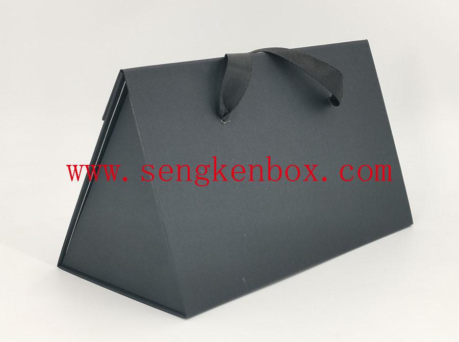 Paper Card Box With Silk Strap