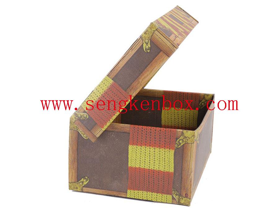 Vintage Color Foldable Shoe Paper Case