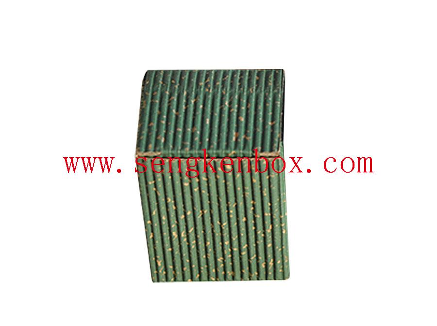 Paper Card Box With Pleated Surfaces