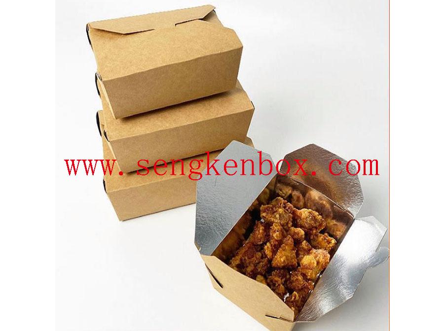 Opvouwbare Fried Chicken Paper Bento Box
