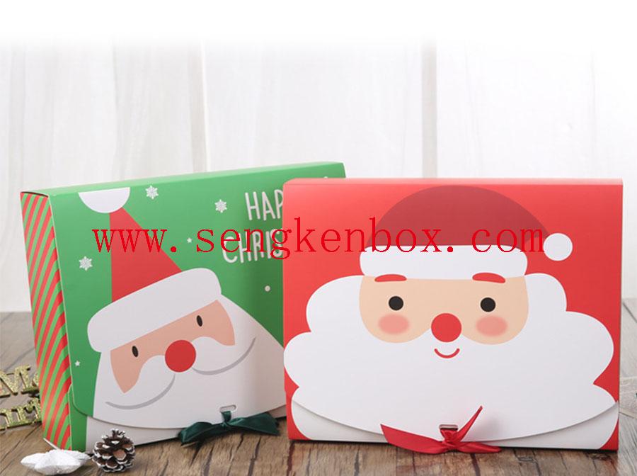 Opvouwbare kerstman papieren doos