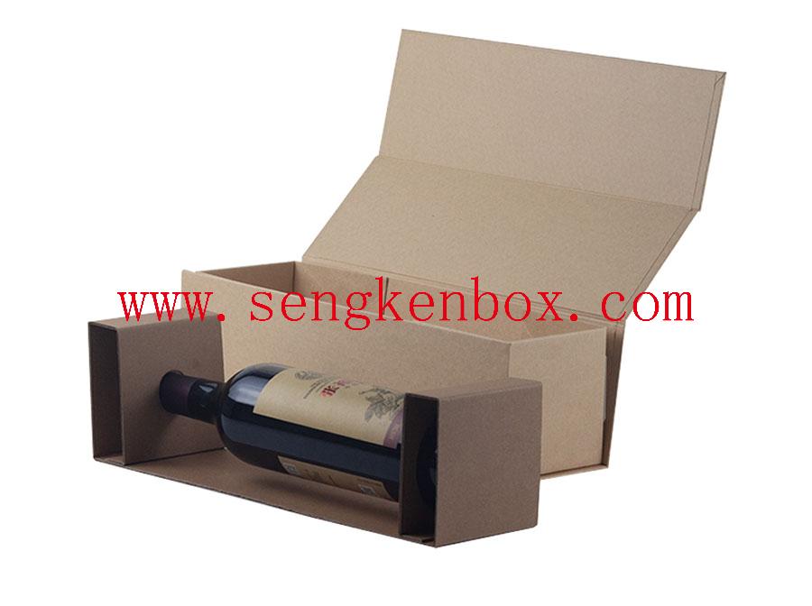 Eenvoud wijnverpakking papieren doos