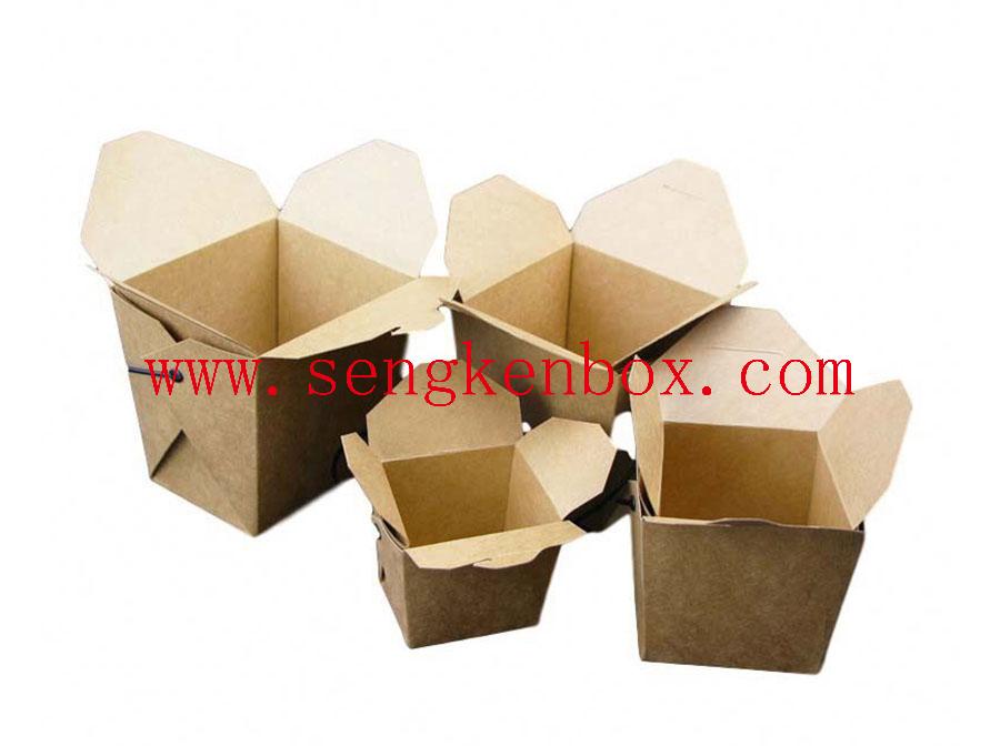 Kraft eenvoudige papieren doos