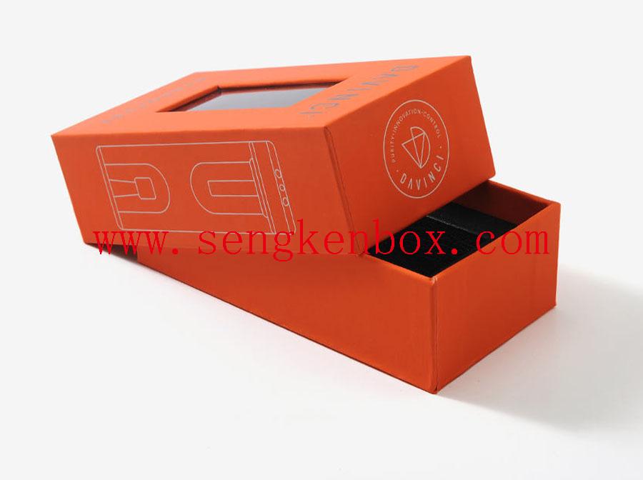 Oranje Clamshell Luxe Custom Printing Box