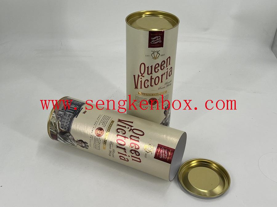 cilinder ronde buis geschenkdoos voor stemloos wijnglas