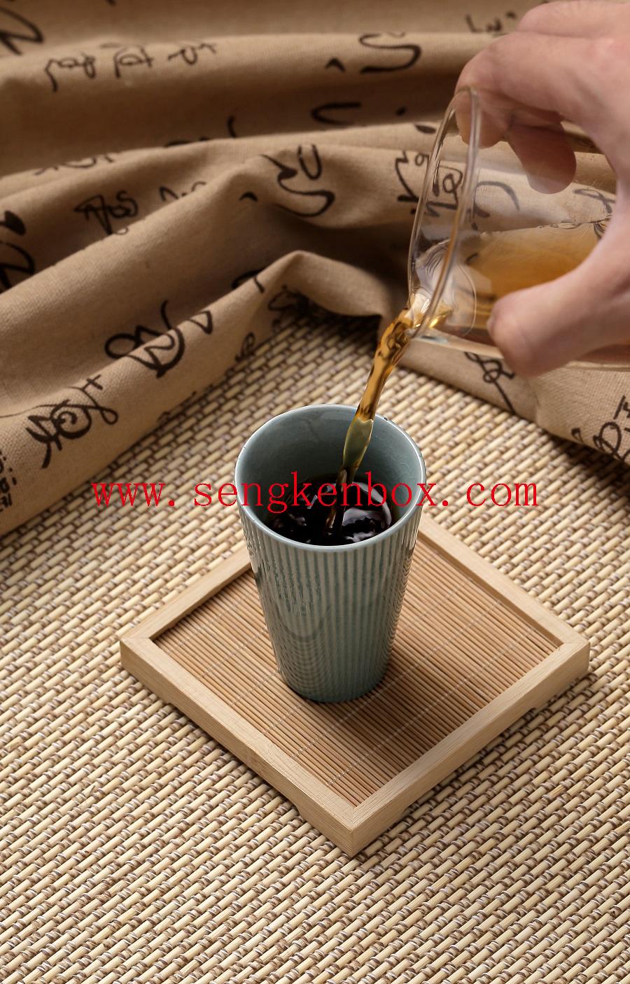 bamboe doos voor thee