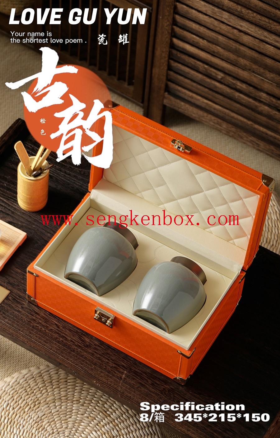 keramische dozen voor opslag van thee