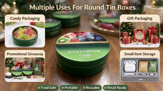 Holiday Gift Tin Box