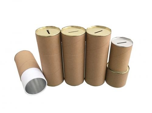 Rolled Edge Paper Cans