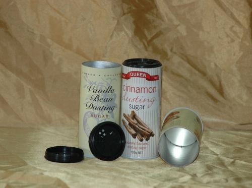 Cinnamon Dusting Sugar Packaging Shaker Paper Tube