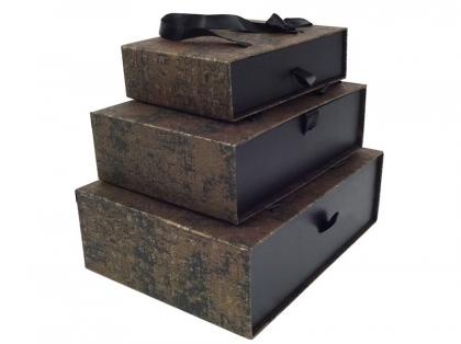 Pink Nested Type Push-Pull Paper Gift Box