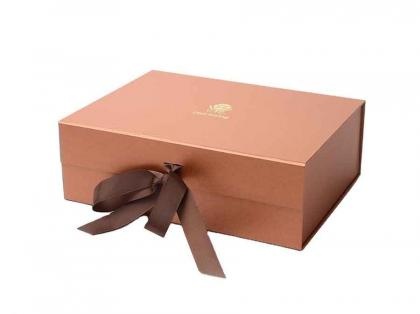 Gold Custom Print Luxury Folding Magnetic Box