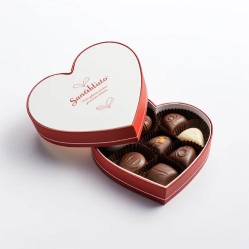OEM en ODM Heart beart shaped chocolates gift boxes for Valentine's Day te koop