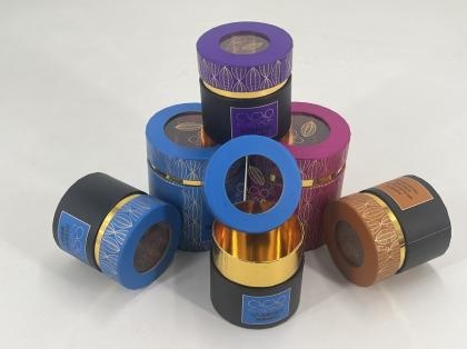 OEM en ODM Salt Canister Kraft Paper  Paper Canister Packaging Paper Canister te koop