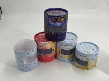 OEM en ODM Round Paper Can Kraft Paper Tea Food Cosmetics Packaging Creative Paper Tube te koop