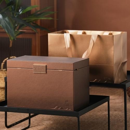 High-quality Leather Box For Loose Tea Packaging