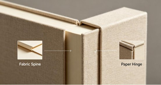 Fabric‑Reinforced Spine Book‑Shaped Box Fabric‑Reinforced Spine Book‑Shaped Box